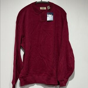 Men's Rich Burgundy Crewneck Sweatshirt